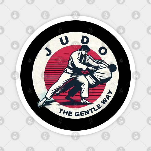 Judo Fighter Magnet by TaevasDesign